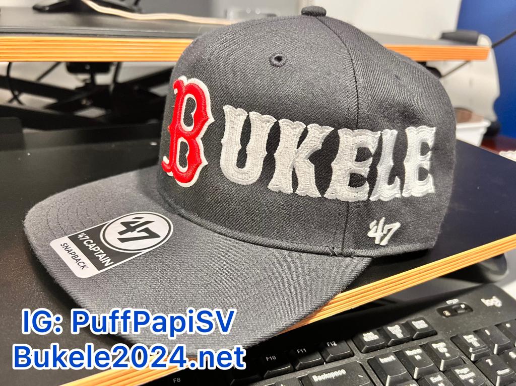 Boston Bukele White Letters