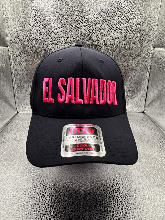 EL Salvador 3d Puff Pink Letters