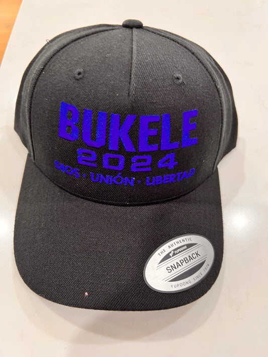 Black with Blue Letters